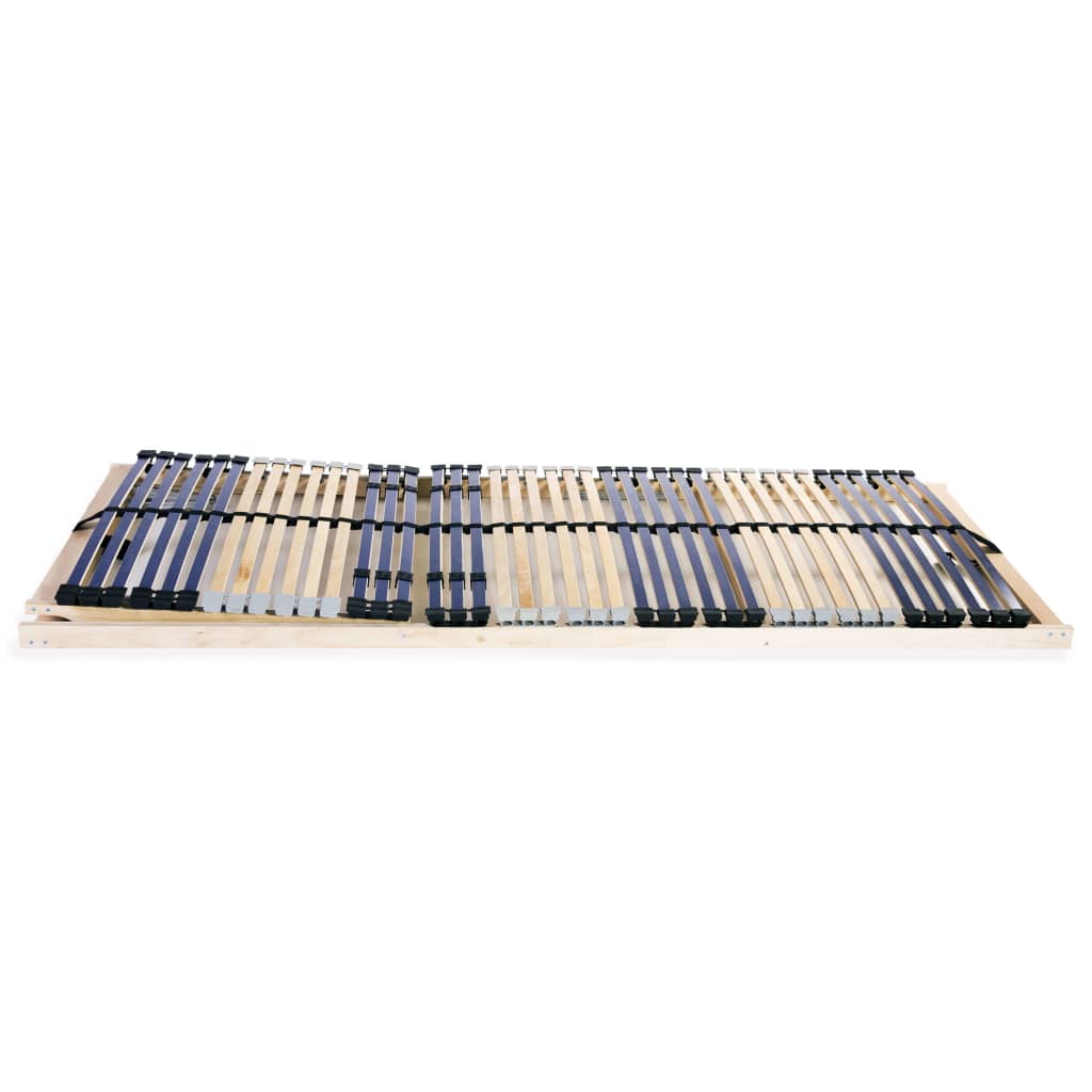 Slatted Bed Base without Mattress with 42 Slats 7 Zones 70x200 cm
