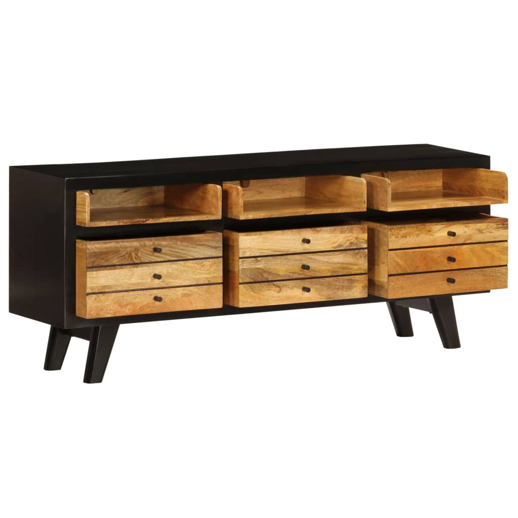 TV Cabinet Solid Mango Wood 120x30x50 cm