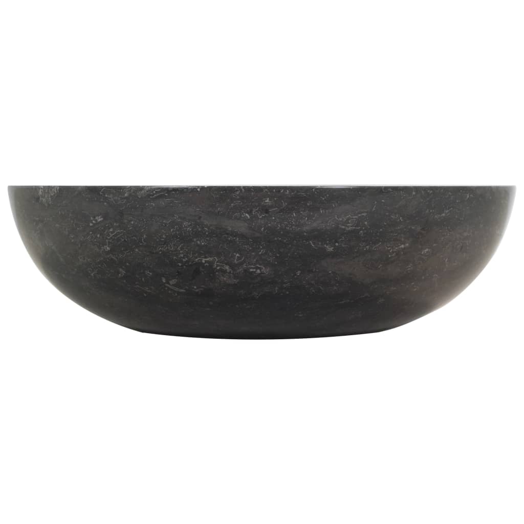 Sink 40x12 cm Marble Black