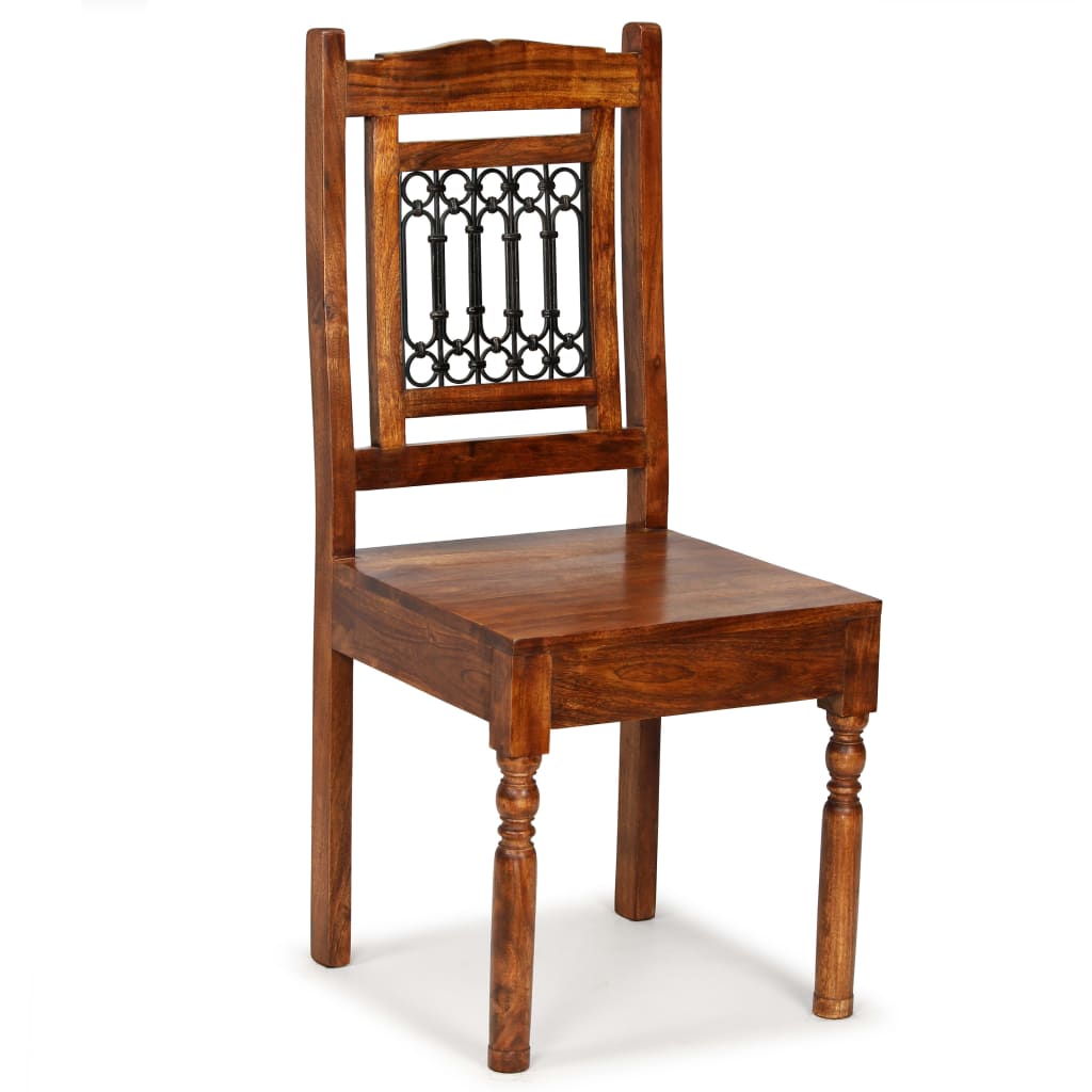 Dining Chairs 4 pcs Solid Wood Classic