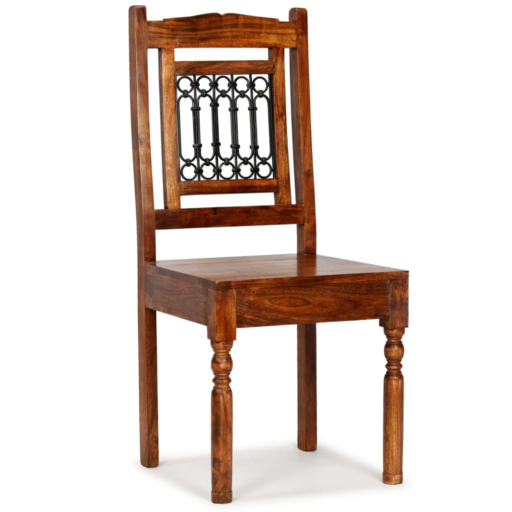 Dining Chairs 4 pcs Solid Wood Classic