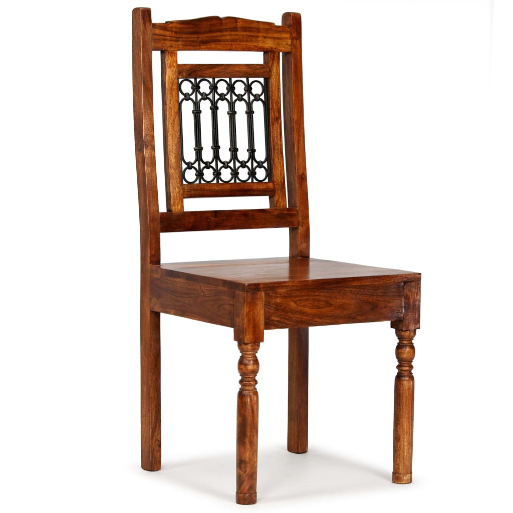 Dining Chairs 6 pcs Solid Wood Classic