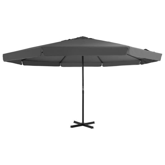 Outdoor Parasol with Aluminium Pole 500 cm Anthracite