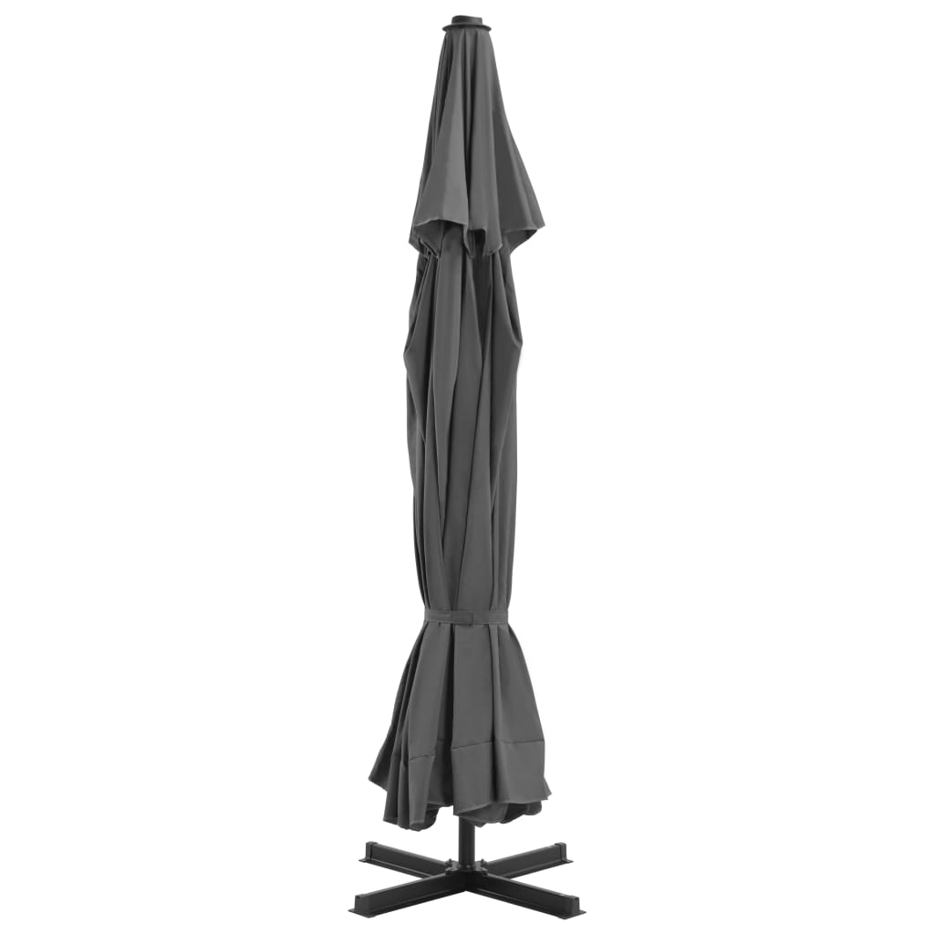 Outdoor Parasol with Aluminium Pole 500 cm Anthracite