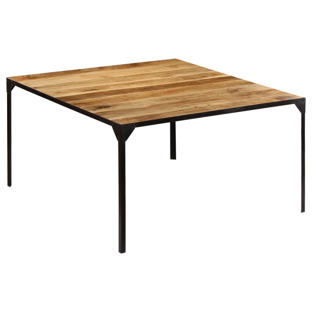 Dining Table 140x140x76 cm Solid Mango Wood