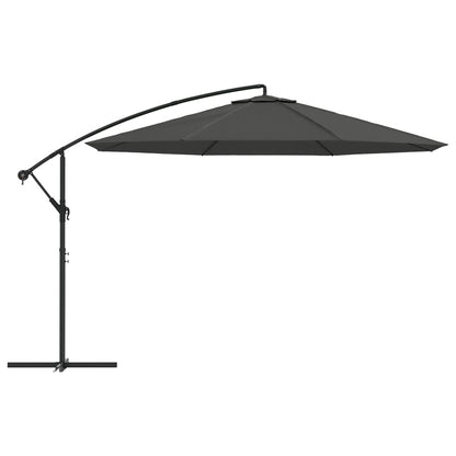 Cantilever Garden Parasol with Aluminium Pole 350 cm Anthracite