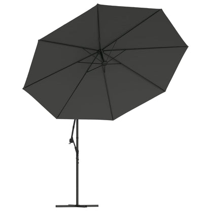 Cantilever Garden Parasol with Aluminium Pole 350 cm Anthracite