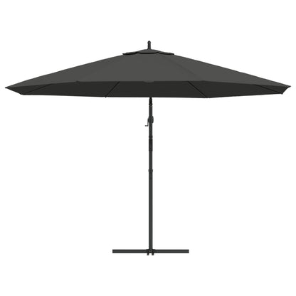 Cantilever Garden Parasol with Aluminium Pole 350 cm Anthracite