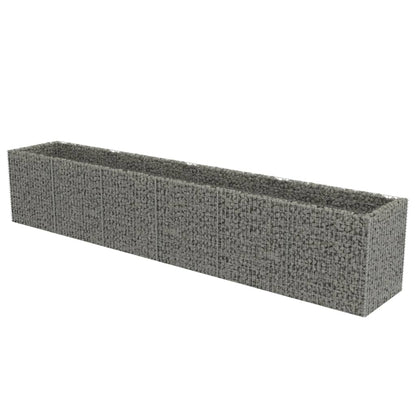 Gabion Raised Bed Galvanised Steel 540x90x100 cm