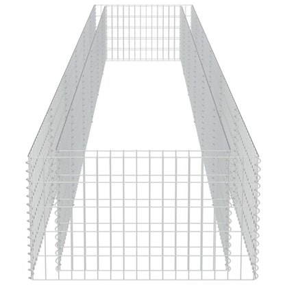 Gabion Raised Bed Galvanised Steel 540x90x50 cm