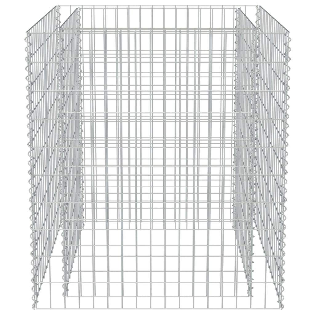 Gabion Raised Bed Galvanised Steel 90x90x100 cm