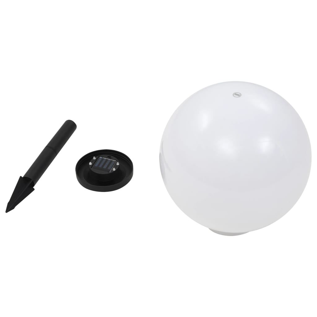 Outdoor Solar Lamps 2 pcs LED Spherical 30 cm RGB