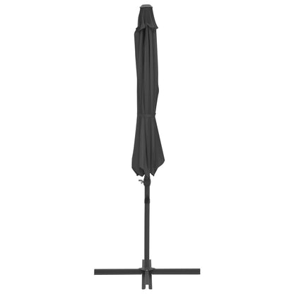 Cantilever Umbrella with Steel Pole Anthracite 300 cm