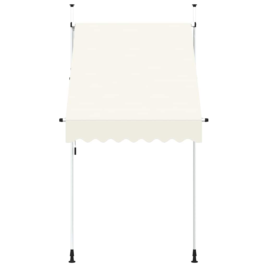 Manual Retractable Awning 150 cm Cream
