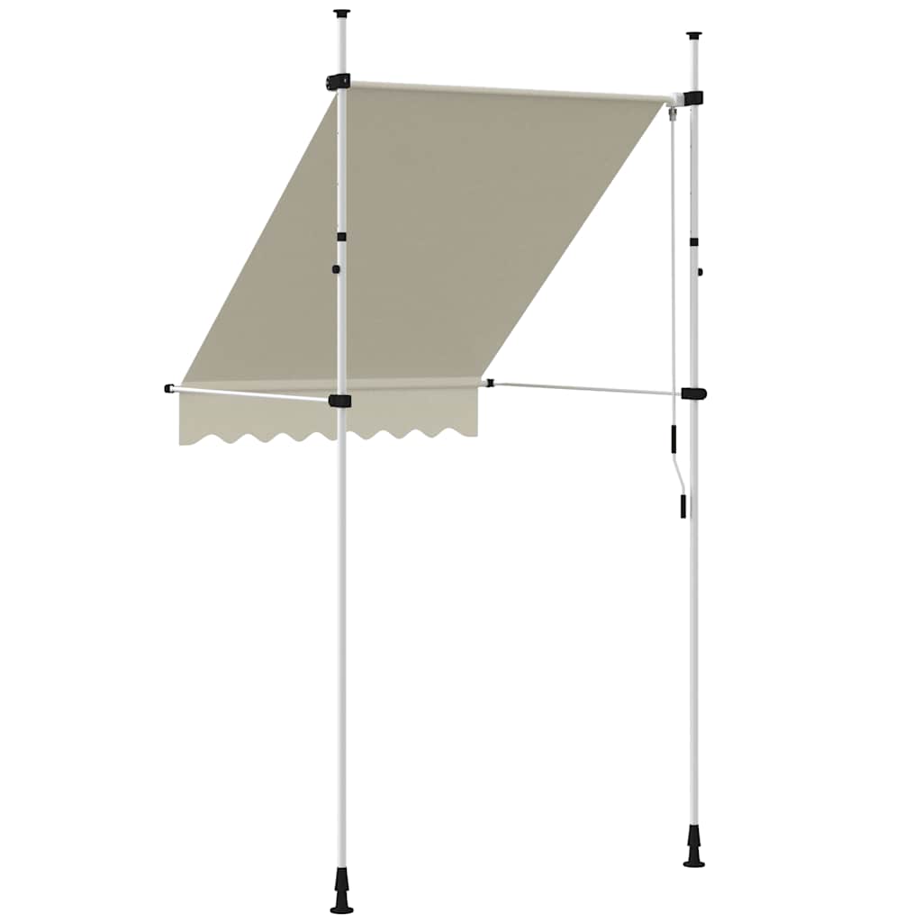 Manual Retractable Awning 150 cm Cream