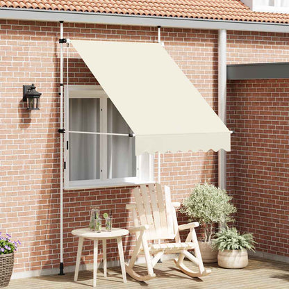 Manual Retractable Awning 150 cm Cream