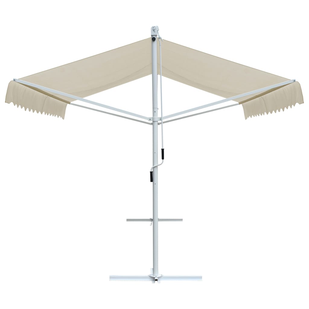 Free Standing Awning 3x3 m Cream