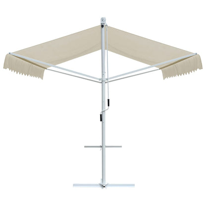 Free Standing Awning 4x3 m Cream