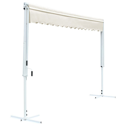 Free Standing Awning 4x3 m Cream