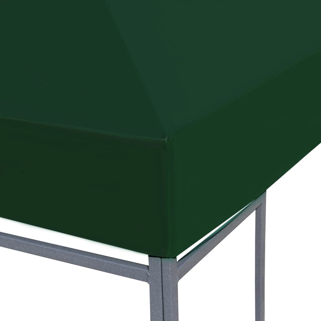Gazebo Top Cover 310 g/m² 4x3 m Green