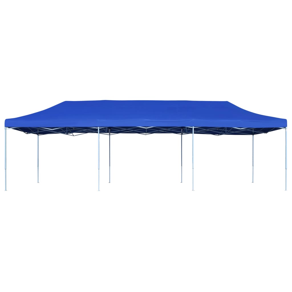 Folding Pop-up Party Tent 3x9 m Blue