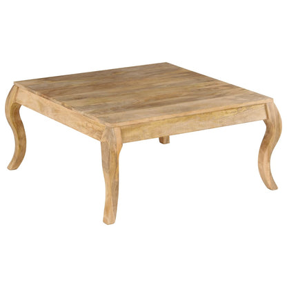 Coffee Table 80x80x40 cm Solid Mango Wood