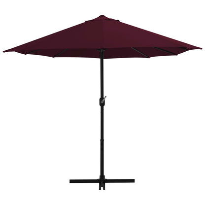 Garden Parasol with Aluminium Pole 460x270 cm Bordeaux Red