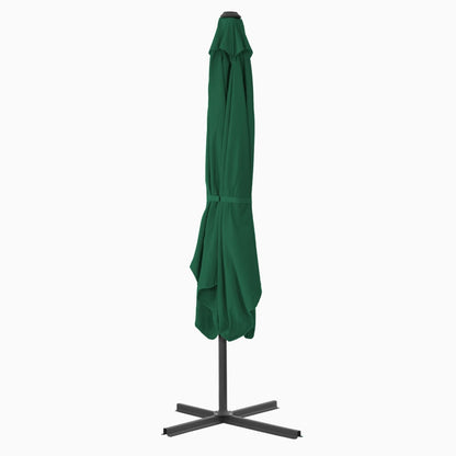 Outdoor Parasol with Steel Pole 250x250 cm Green