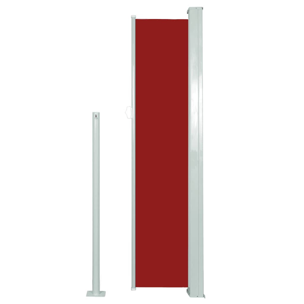 Retractable Side Awning 140 x 300 cm Red