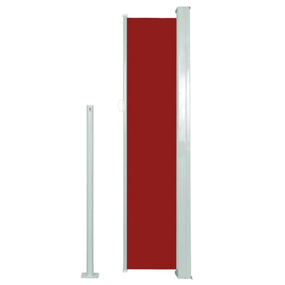 Retractable Side Awning 140 x 300 cm Red