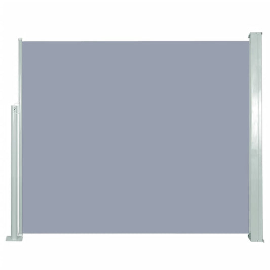 Retractable Side Awning 120 x 300 cm Grey