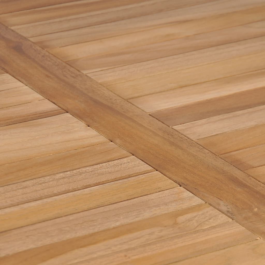 Garden Table 80x80x77 cm Solid Teak Wood