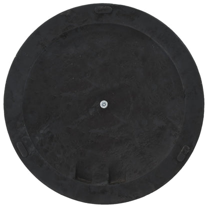 Parasol Base Round Polyresin 19 kg Black