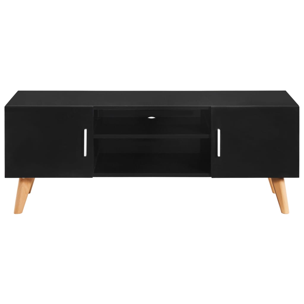 TV Cabinet Black 120x40x46 cm MDF