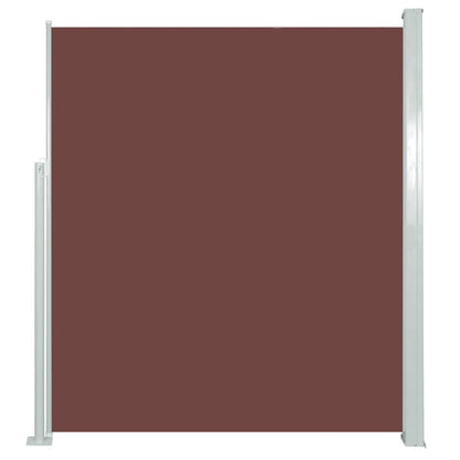 Retractable Side Awning 160 x 500 cm Brown