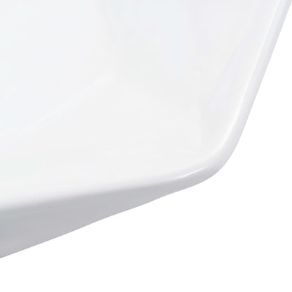 Wash Basin 41x36.5x12 cm Ceramic White