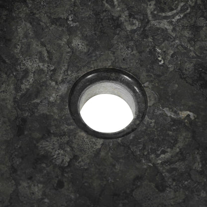 Sink 40x12 cm Marble Black