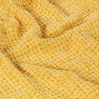 Throw Cotton 125x150 cm Mustard Yellow