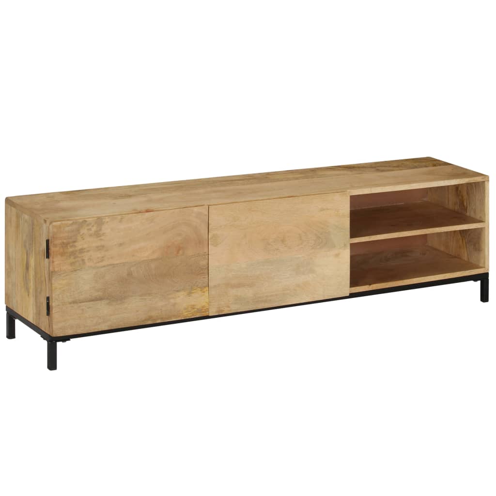 TV Cabinet 145x30x41 cm Solid Mango Wood