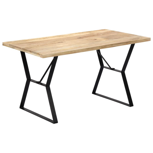 Dining Table 140x80x76 cm Solid Mango Wood