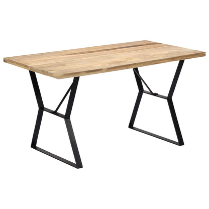 Dining Table 140x80x76 cm Solid Mango Wood