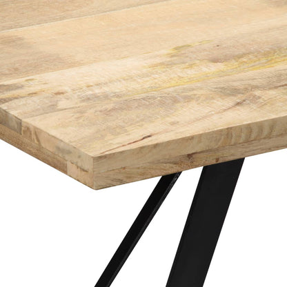 Dining Table 140x80x76 cm Solid Mango Wood