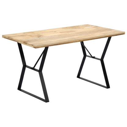 Dining Table 140x80x76 cm Solid Mango Wood