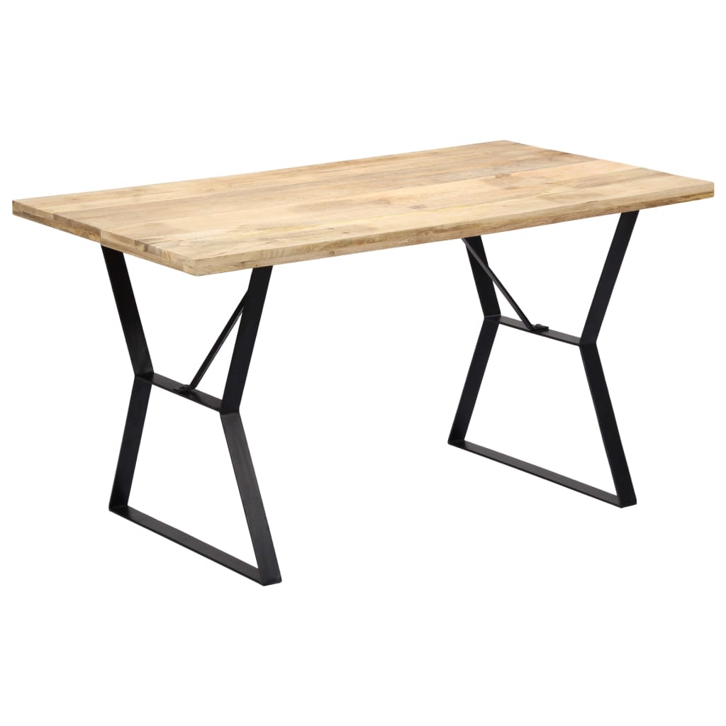 Dining Table 140x80x76 cm Solid Mango Wood