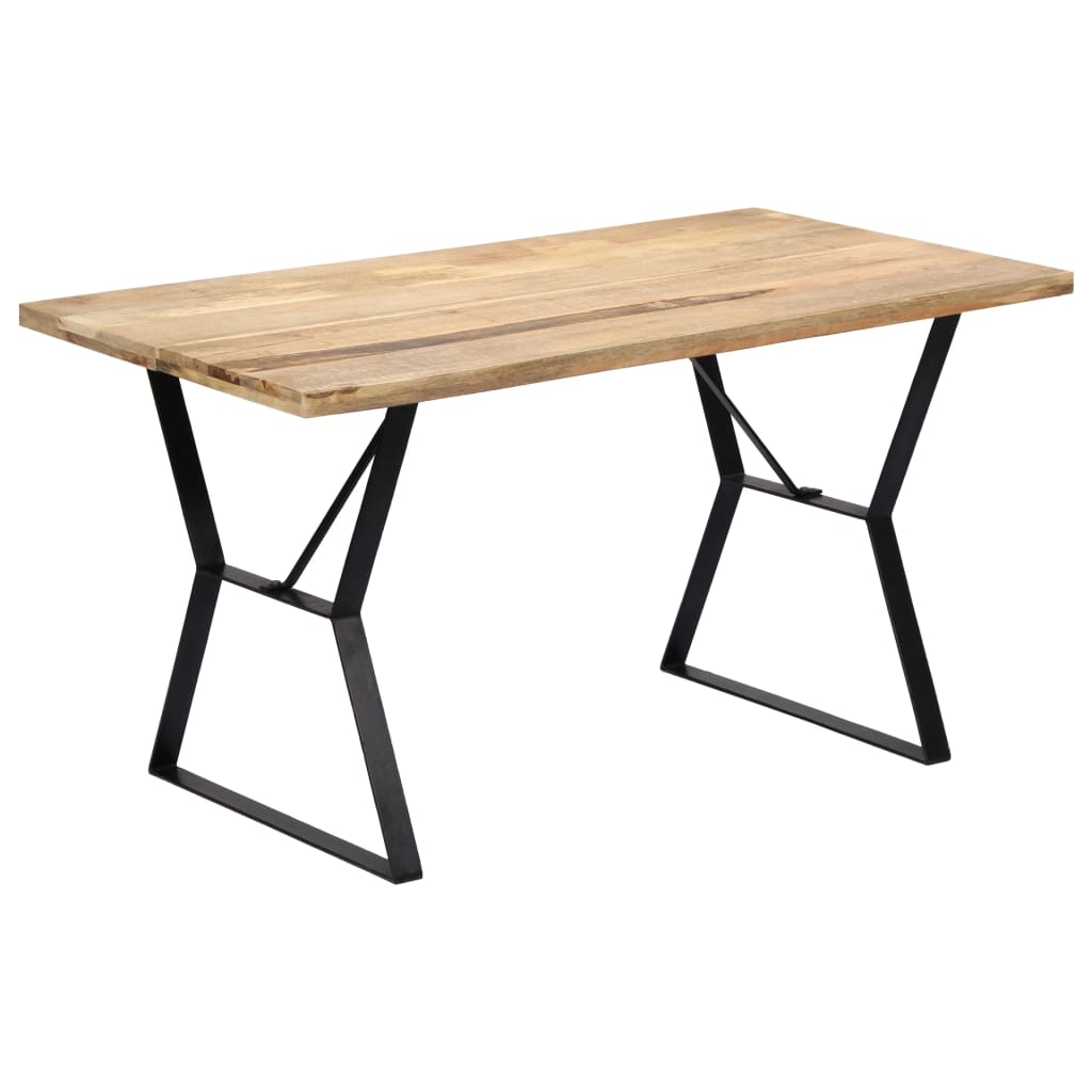 Dining Table 140x80x76 cm Solid Mango Wood