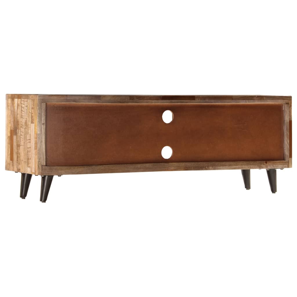 TV Cabinet 118x30x40 cm Solid Mango Wood