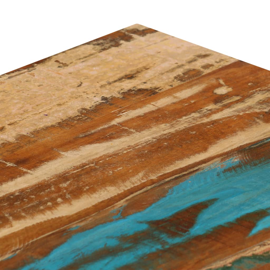 Coffee Table 100x50x35 cm Solid Reclaimed Wood and Steel