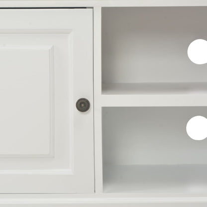 TV Cabinet White 90x30x40 cm Wood