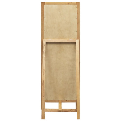 Freestanding Mirror 48x46.5x150 cm Solid Oak Wood