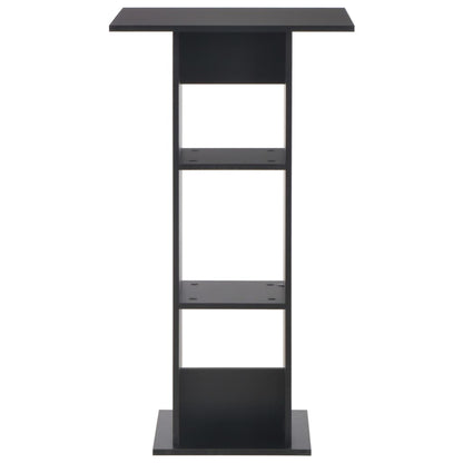 Bar Table Black 60x60x110 cm